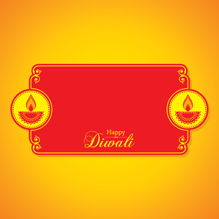 Illustration of Diwali utsav greeting or poster cardのイラスト素材