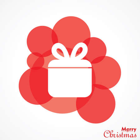 Illustration of christmas greeting with symbols stock vectorのイラスト素材