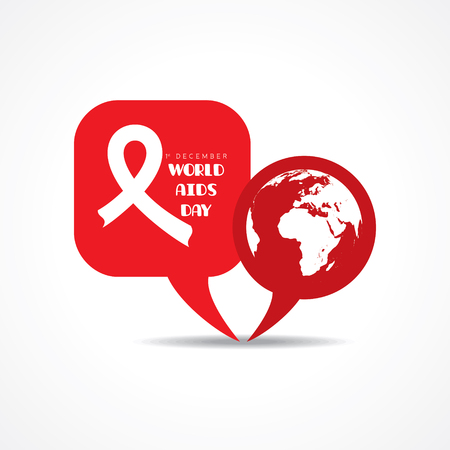 Illustration of world AIDS day.のイラスト素材
