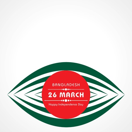 Vector illustration of Independence day concept with Bangladesh national flag patternのイラスト素材