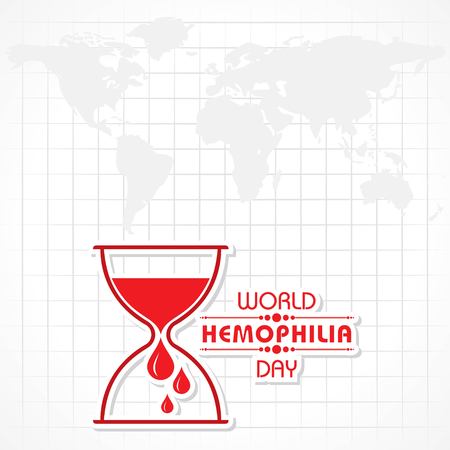 World Hemophilia Day Vector Illustration. Suitable for greeting card, poster and bannerのイラスト素材