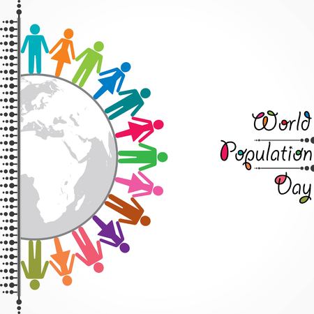 World Population Day illustrationのイラスト素材