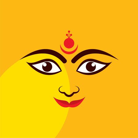 Illustration of Happy Navratri greeting stock vectorのイラスト素材