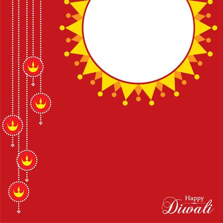 Illustration of Greeting for Diwali Celebration stock vectorのイラスト素材