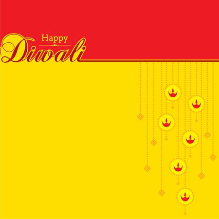 Illustration of Greeting for Diwali Celebration stock vectorのイラスト素材