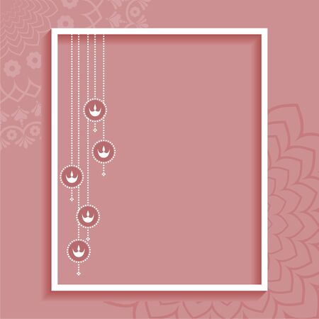 Illustration of Greeting for Diwali Celebration stock vectorのイラスト素材