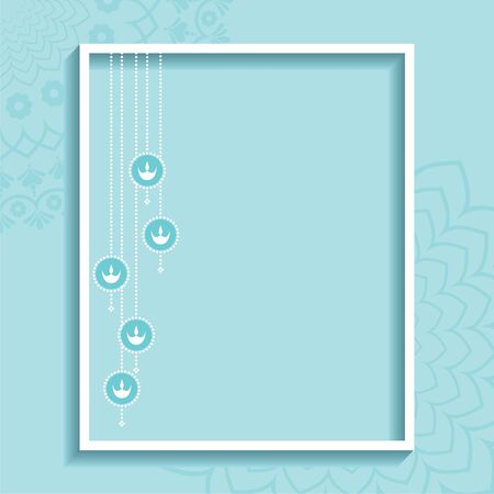 Illustration of Greeting for Diwali Celebration stock vectorのイラスト素材