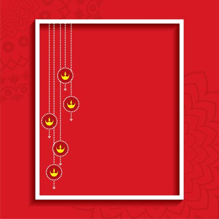 Illustration of Greeting for Diwali Celebration stock vectorのイラスト素材