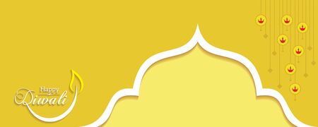 Illustration of Greeting for Diwali Celebration stock vectorのイラスト素材