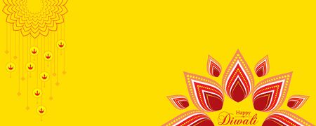 Illustration of Greeting for Diwali Celebration stock vectorのイラスト素材