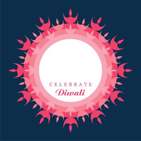 illustration of Greeting for celebrate diwali concept stock vectorのイラスト素材