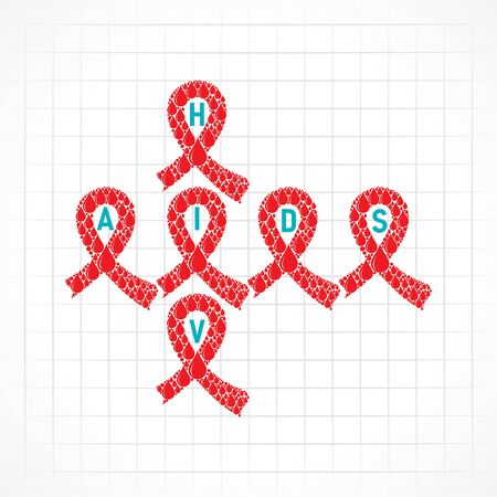 Aids Awareness greeting for World Aids Day - 1 December