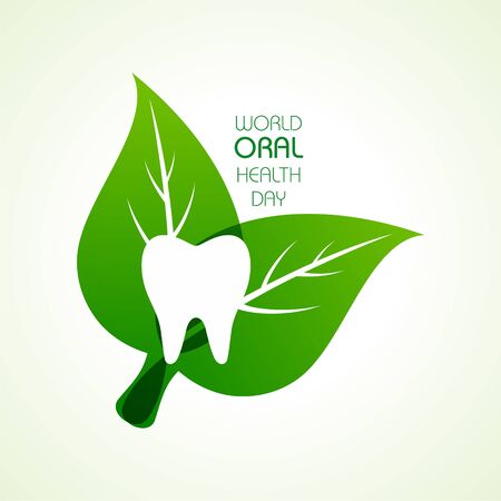 World Oral Health Day design, 20 March ,vector illustrationのイラスト素材