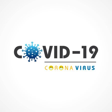 Corona Virus 2019-20. virus disease, virus infections prevention methods,Logo, symbol & how to prevent.のイラスト素材