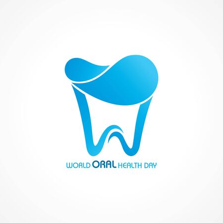 World Oral Health Day design, 20 March ,vector illustrationのイラスト素材