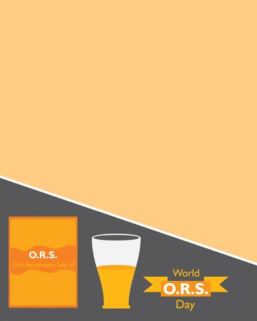 Vector illustration for World ORS(Oral Rehydration Salts IP) day observed on 29th Julyのイラスト素材