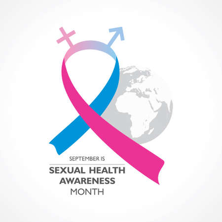 Vector Illustration Sexual Health Awareness Month Observed in Septemberのイラスト素材