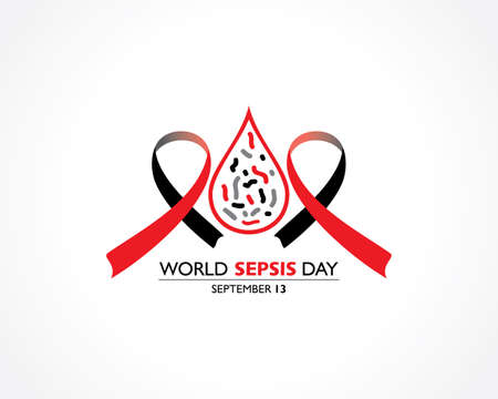 Vector illustration of Sepsis Awareness Month observed in September 13thのイラスト素材