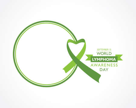 Vector illustration of World Lymphoma Awareness Day observed on September 15thのイラスト素材