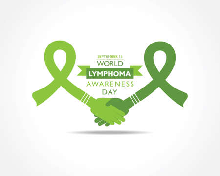 Vector illustration of World Lymphoma Awareness Day observed on September 15thのイラスト素材
