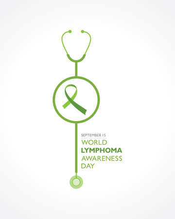 Vector illustration of World Lymphoma Awareness Day observed on September 15thのイラスト素材