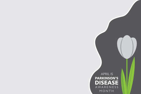 Vector illustration of World Parkinson's disease Awareness Month observed in April every year