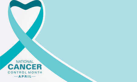 Vector Illustration of National Cancer Control Month observed in April every yearのイラスト素材