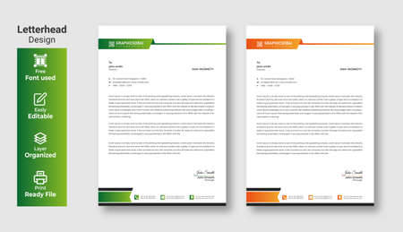 Corporate identity business. Letter templates. Vector illustration  format.

AI PSD, PDF, , File Format
Size: A4, 8.27 X 11.69 in
125 u in bleed.
Resolution: 300 DPI
Color Mode -CMYK.
File-Print rのイラスト素材