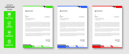Corporate identity business. Letter templates. Vector illustration  format.

AI PSD, PDF, , File Format
Size: A4, 8.27 X 11.69 in
125 u in bleed.
Resolution: 300 DPI
Color Mode -CMYK.
File-Print rのイラスト素材