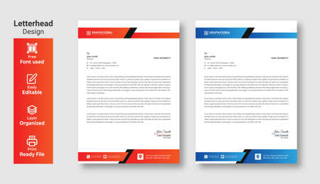 Corporate identity business. Letter templates. Vector illustration  format.

AI PSD, PDF, , File Format
Size: A4, 8.27 X 11.69 in
125 u in bleed.
Resolution: 300 DPI
Color Mode -CMYK.
File-Print rのイラスト素材