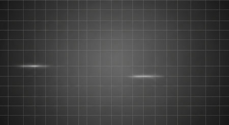 abstract background with a grid and light rays in black and gray colorsの素材