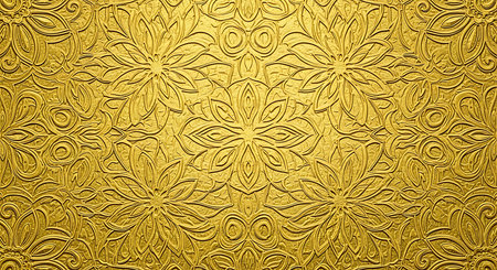 Thai art pattern on the wall,Thai art pattern backgroundの素材