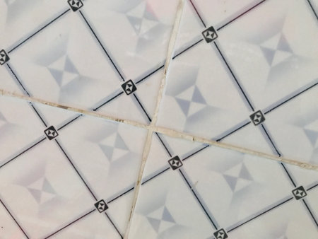 Ceramic tile pattern background, detail of a ceramic tile pattern