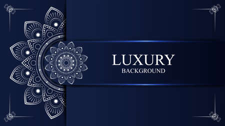 Luxury mandala background with golden arabesque pattern arabic  islamic east style. decorative mandala for print, poster, cover, brochure, flyer, banner.のイラスト素材