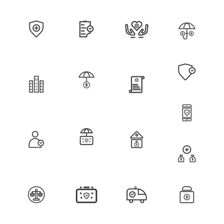 Finance icon and logo designのイラスト素材