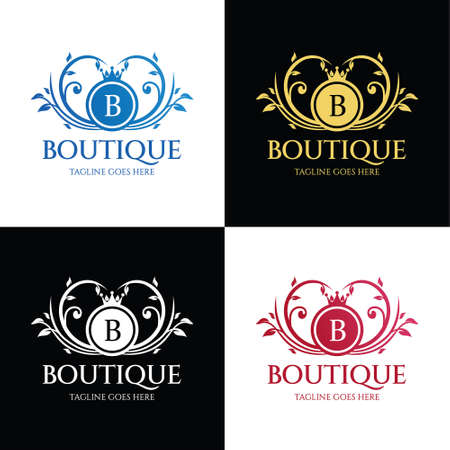 Boutique logo. Fashion Brand Icon. Vector illustrationのイラスト素材
