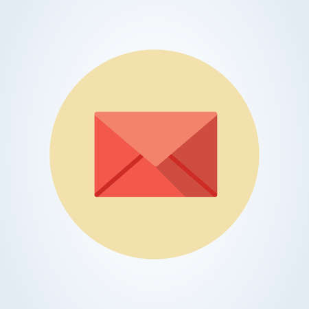Mail icon. Envelope sign. Vector Illustration. Transparent background. Email icon.のイラスト素材