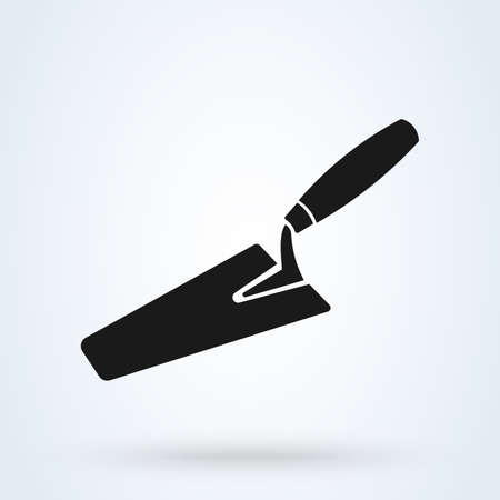 Trowel icon. Vector concept illustration for design. Vector illustration.のイラスト素材