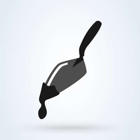 Trowel icon. Vector concept illustration for designのイラスト素材