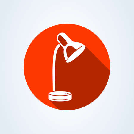 Floor lamp vector icon isolated on white backgroundのイラスト素材