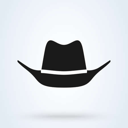 Cowboy hat icon isolated on white background. Vector illustrationの素材 [FY310128746716]