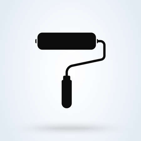 Paint roller Simple vector modern icon design illustrationのイラスト素材