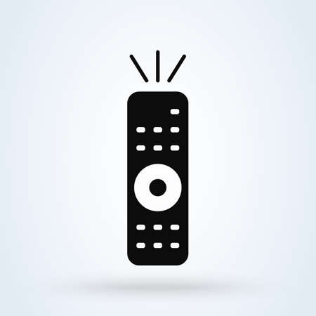 tv remote control Simple vector modern icon design illustration.のイラスト素材