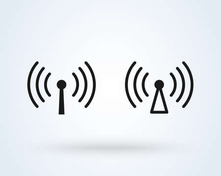 Wireless Network wifi. Simple vector modern icon design illustration.のイラスト素材