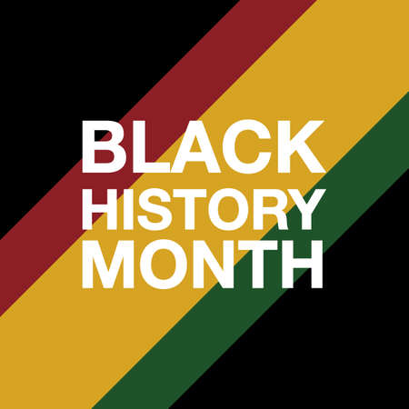 African American History or Black History Month. celebration Vector Template Designのイラスト素材