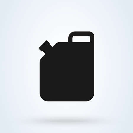 oil can petrol, Simple vector modern icon design illustration.のイラスト素材