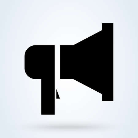 Promotion icon. Megaphone icon. Black Friday, Shopping Discounts signs. Advertisement, Marketing symbols illustration for perfect website design.のイラスト素材