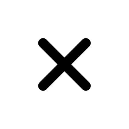 Delete. vector Simple modern icon design illustration.のイラスト素材