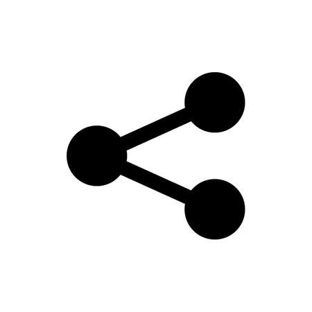 Share. vector Simple modern icon design illustration.のイラスト素材