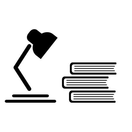 light books . vector Simple modern icon design illustration.のイラスト素材